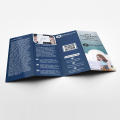 Impresión de muestra de diseño de folleto de promoción de papel impreso A4