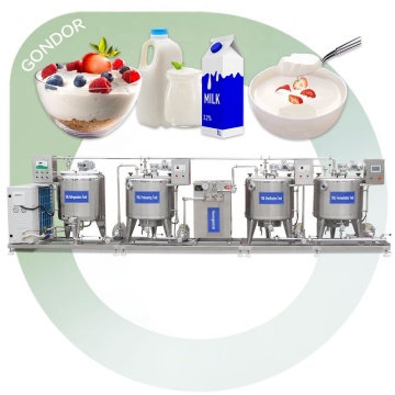 Melkproces -eenheid en yoghurtproductielijn: 100l tot 500l melkveebedrijfapparatuur