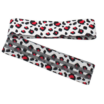 Leopard Pattern Booty Leg Exercise Pilates Yoga Loop Resistance Band