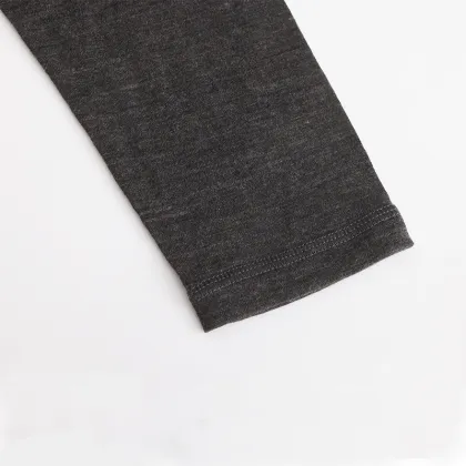 High Quality Custom LOGO Men's Merino Wool Crew Neck Base Layer Top - WOOLOVE Underwear