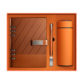 Customized 4-Piece Business High-End Notebook Gift Box Set for Corporate Events and Annual Meetings