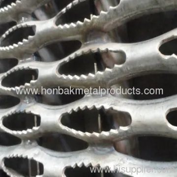 Anti-skid Perforated Plate Mesh With Crocodilian Mouth Hole 