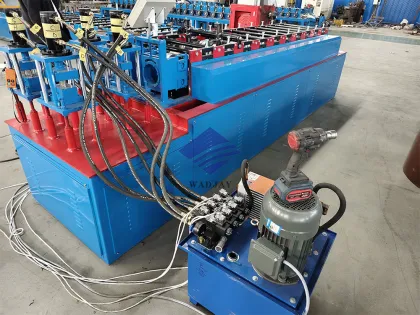 Inverted Galvanized Steel V-Track Sliding Gate Track Roll Forming Machine