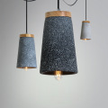 LEDER Betonnen decoratieve hanglamp