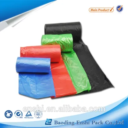 Customize Any Size LLDPE Colored Plastic Garbage Bag Trash Bag                        
                                                Quality Choice