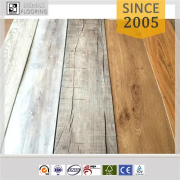 DBDMC supply Glue To Install Pvc Wood Grain Sheet Flooring / Vinyl Plank