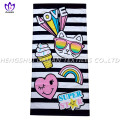 100% cotton reactive printing plush beach towels