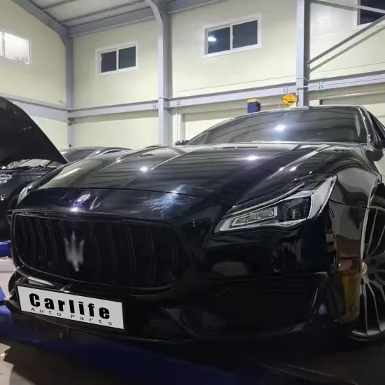 High Quality PP Material Bumpers for Maserati Quattroporte 2013-2022 Facelift to Trofeo Performance Body Kit