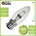 C35 B22 Halogen energy saving lamp 42W 624LM