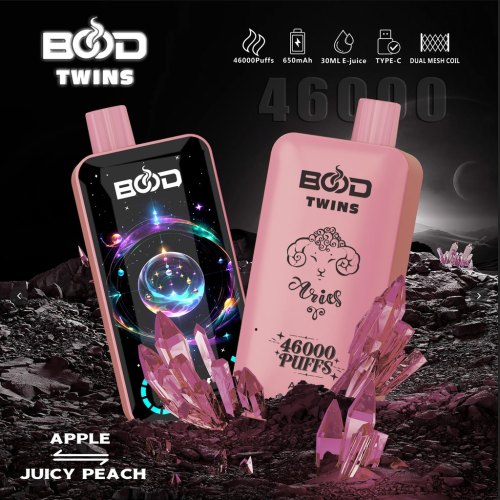 Bood Bood Twins ดั้งเดิม 46000 พัฟ vape
