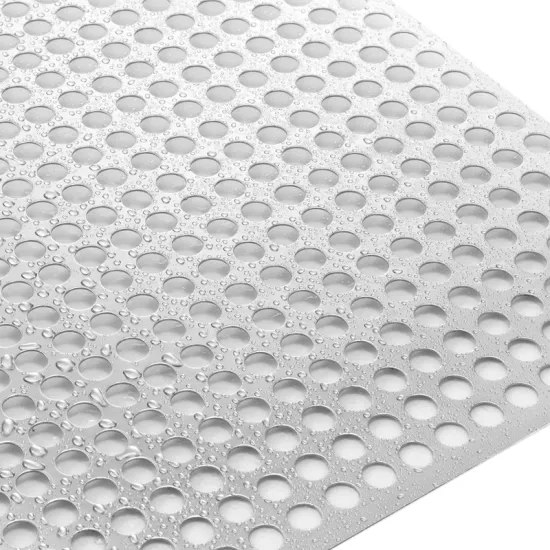 Perforated punching round hole mesh circle balcony perforated metal mesh