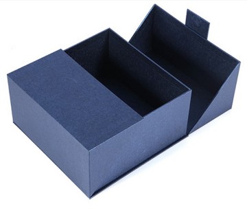 Double opening rigid cardboard gift box