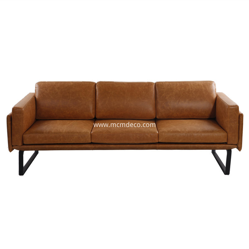 202 Otto Three Seaters Leather Sofa 1