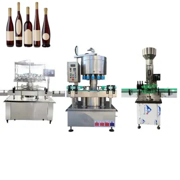 Professional Wine Bottling Machine: Filling, Capping, and Labeling