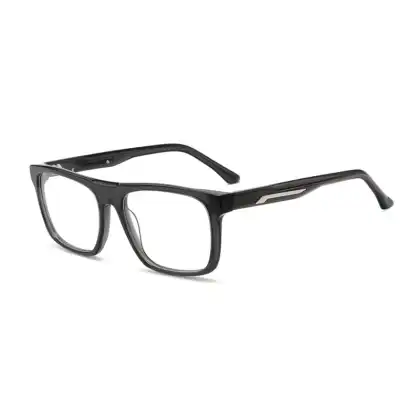 Nice Frame Black Acetate Male Square Eyewear Optical Frame Glasses