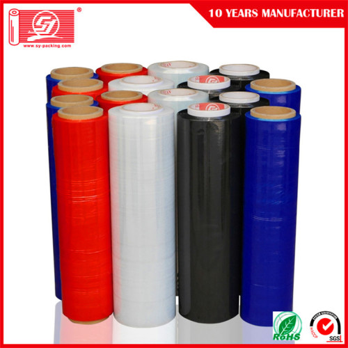 Hand Use Stretch Film With Red Color