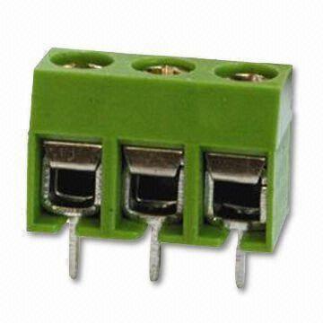 PCB Terminal Block in 5.00mm Pitch with Strip Length of 6 to 7mm