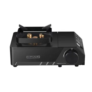 Outdoor integrated portable cassette stove gas cassette magnetic stove windproof gas stove camping cookstove wholesale