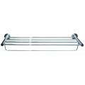 Polished Chrome Solid Brass Single Towel Rack