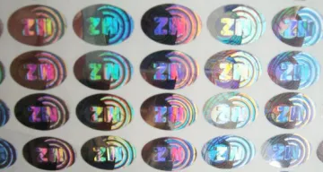 Custom Tamper Evident Holographic Sticker