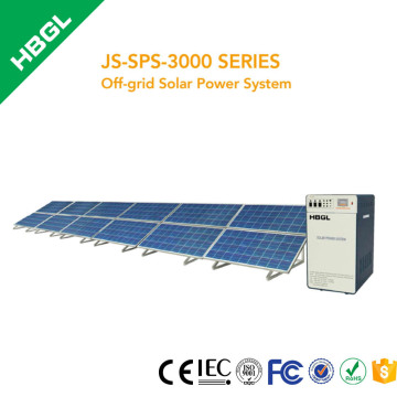 HBGL whole unit 3000w Off-grid Solar Power System high efficiency for home use