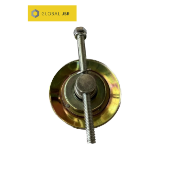 Tension pulley belt adjustment bolt assembly