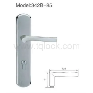 Figured stainless steel entrance locks