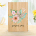 Butterfly Bamboo Save the Date üdvözlőlap