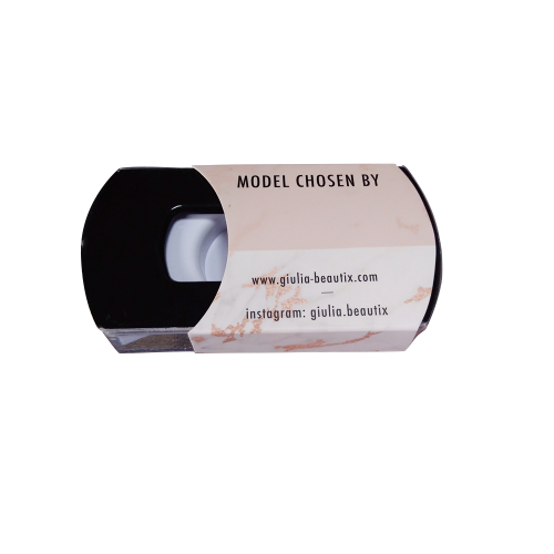 Eyelash Acrylic Box Custom Paper Cover Slip