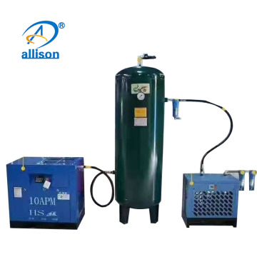 10HP Portable Screw Air Compressor - Silent Industrial Air Pump for Diving Bottles