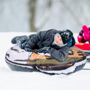 Inflatable heavy duty Animal Tiger Inflatable Snow Tube