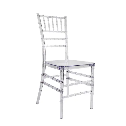 Wholesale Stacking Transparent Tiffany Chairs for Luxury Weddings: For Sale