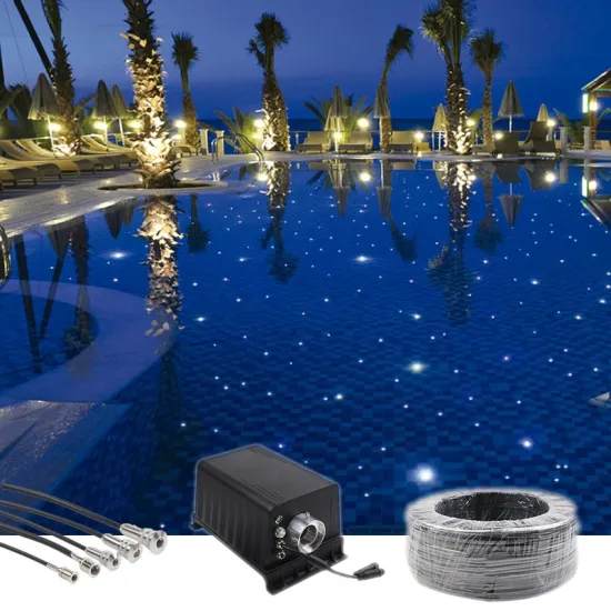 Fibre Optic Light Source 60W for Swimming Pool with Black Jacket 1mm Fiber Cable