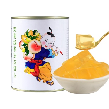 Ready-to-Eat Canned Jasmine Green Tea Jelly for Bubble Tea: Your Perfect Refreshment Solution