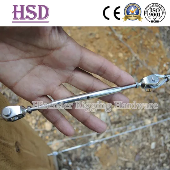 Stainless Steel304/316 Jaw &Jaw Rigging Screw for Fastener