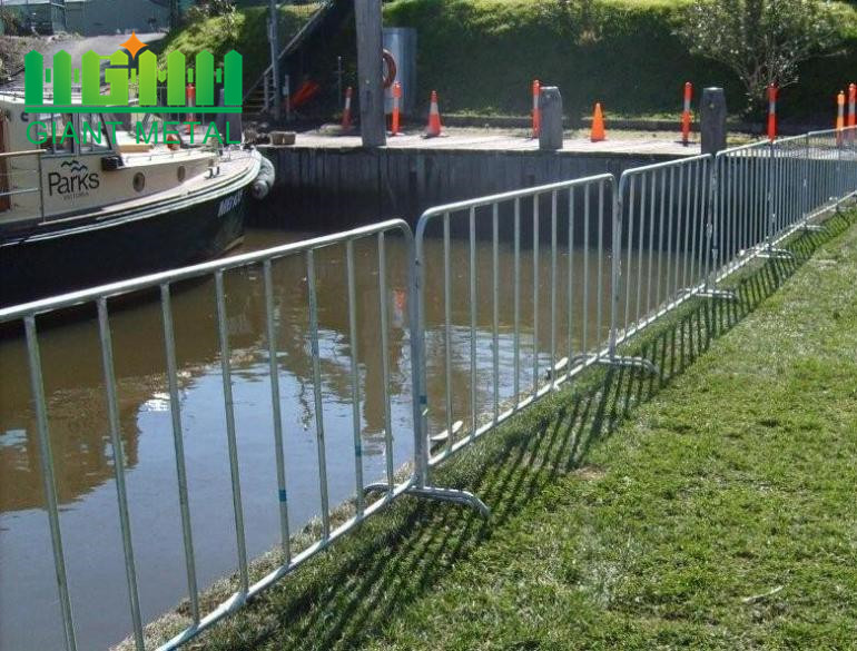 Galvanized Steel Temporary Crowd Control Barrier Fence