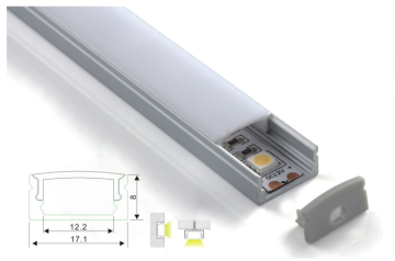 recessed aluminium led profile for led linear light
