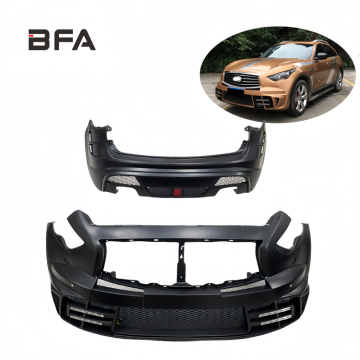 Upgrade LARTE Design Bumper Body Kit Center Mesh Grille for Infiniti QX70 FX35 FX37 FX50