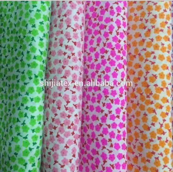 Print woven fabric for blouse
