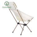 Foldbar aluminiumlegering High Back Camping Beach Chair