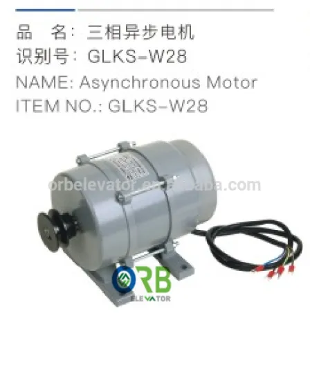 Elevator door operator asynchronous motor