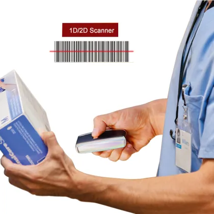 Mini Barcode Scanner Bluetooth Portable barcode Reader