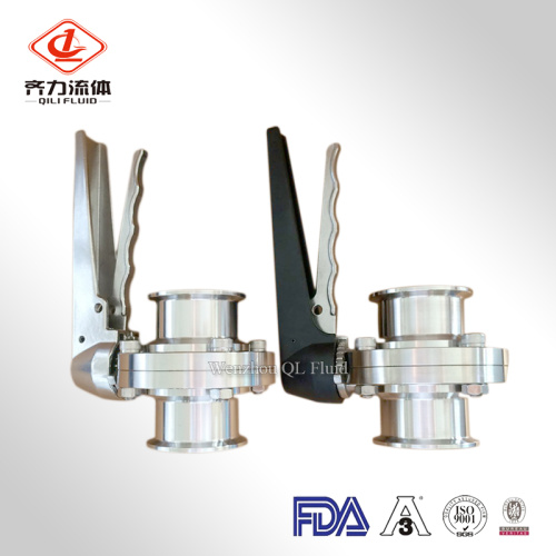 Plastic Handle Sanitary Butterfly Valve