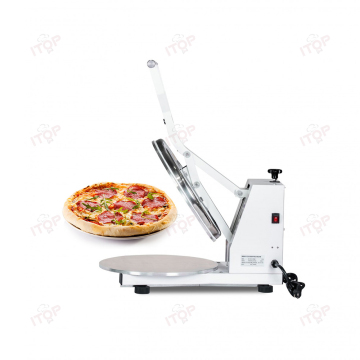 18\" Round Semi-Automatic Tortilla Flattening Machine - Pizza Base Presser