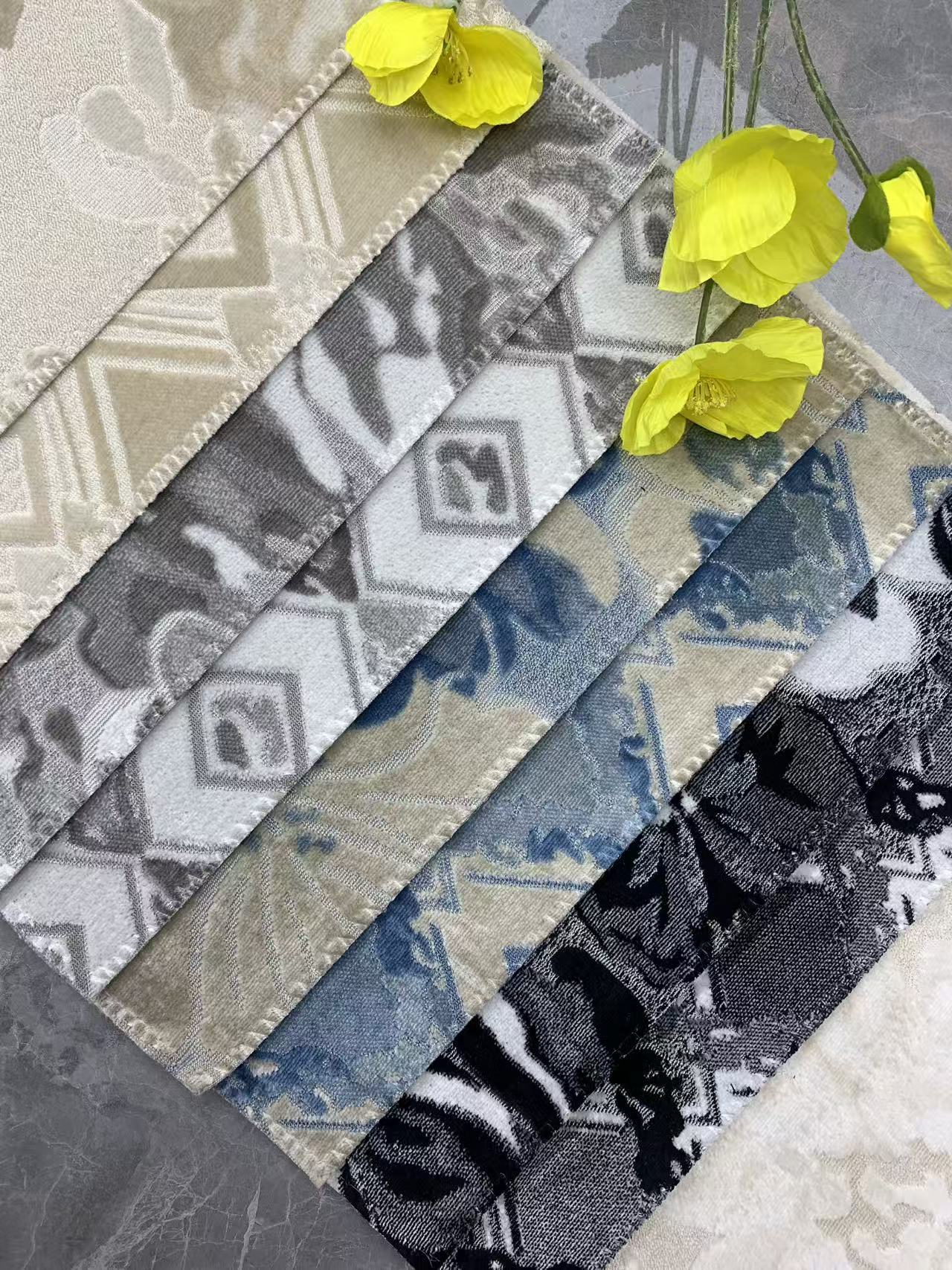 Cut Pile Velvet Upholstery Fabric