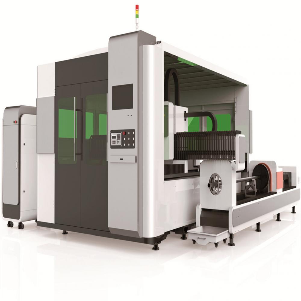 Máquina de corte láser de fibra CNC automática