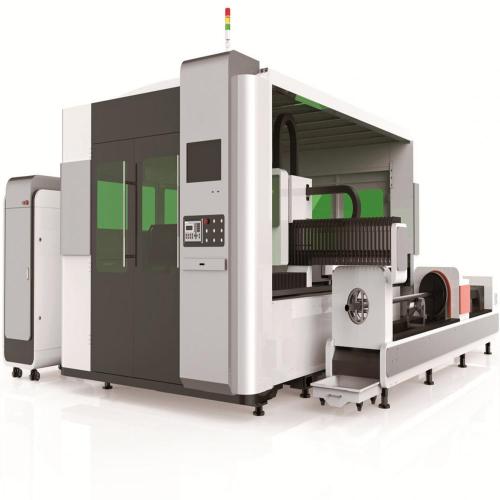 Cnc Pipe Laser Cutting Automatic cnc fiber pipe laser cutting machine Factory