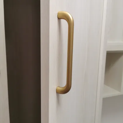 European Gold Style Modern Appliance Knurl Pull for Wardrobe Doors and Kitchen Cabinets
