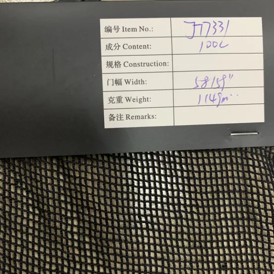 Network Black Checks 100% Cotton 58/59 Fabric