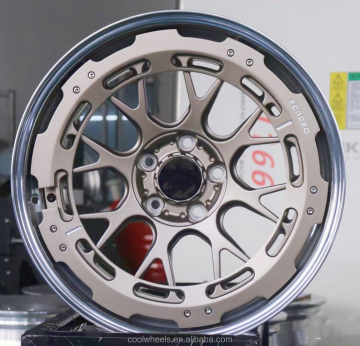 Bku Racing 3 Piece 5x114.3 Wheels 18-23 Inch Alloy Forged Rims for Ferrari 458 488 812 F8 296GTB Tesla